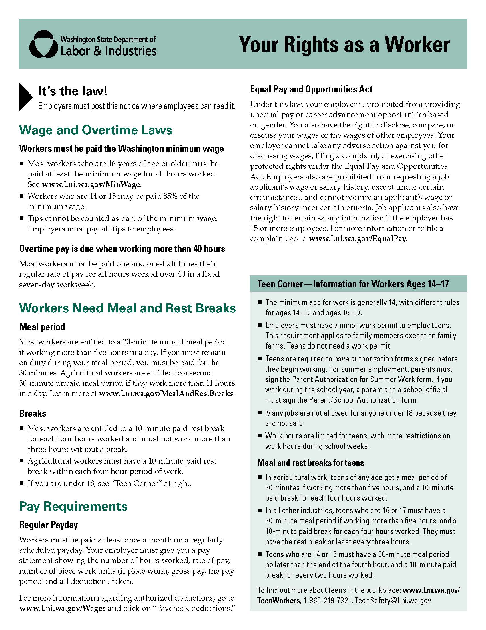 Your Rights as a Worker Preview